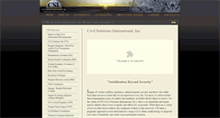 Desktop Screenshot of csi-incorp.com
